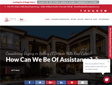 Tablet Screenshot of eldoradohillsrealestateagent.com
